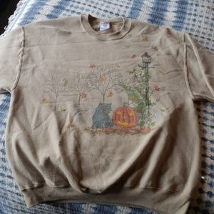 Oversized autumn sweater